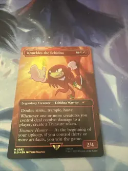 Knuckles the Echidna (Rainbow Foil) Secret Lair Drop Rainbow Foil - Image 1