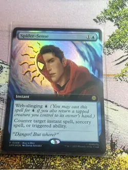 MTG - Spider-Sense - Extended - Buy a Box Promo - SPM 284 - FOIL - NM - Image 3