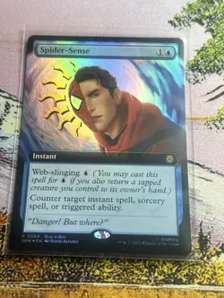 MTG - Spider-Sense - Extended - Buy a Box Promo - SPM 284 - FOIL - NM - Image 4