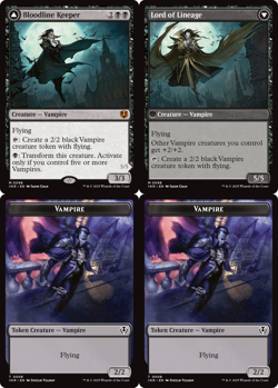 BLOODLINE KEEPER w/ 5 Vampire Token mtg NM-M Innistrad Remastered Mythic - Image 1