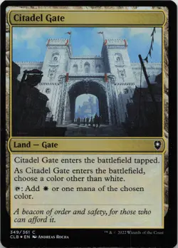 Citadel Gate - FOIL - C Commander Legends: Battle for Baldur's Gate 349 - MTG - Image 1