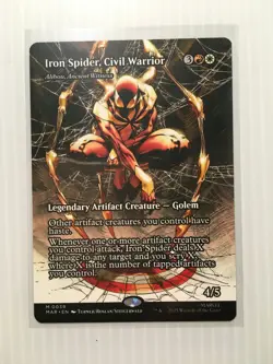 MTG Iron Spider, Civil Warrior Borderless Regular - Marvel Eternal-Legal NM 0039 - Image 1