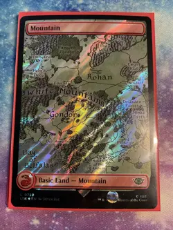 1x (720) Mountain - SURGE FOIL MTG The Lord of the Rings: Tales of Middle-Earth - Image 1