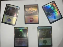 50x FOIL Magic the Gathering Random Basic Land Lot - 10 of each - MTG - Image 1