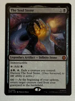MTG Marvel’s Spider-Man: THE SOUL STONE (MYTHIC 0066) NON FOIL LOOSE PACK FRESH - Image 1