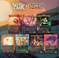 MTG Secret Lair x Sonic: Friends & Foes NON-FOIL EDITION Sealed - US SELLER - Image 3