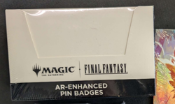 Magic the Gathering Final Fantasy AR-Enhanced Pin Badge + Chocobo Posters SEALED - Image 1