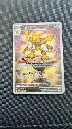 Alakazam 009 Pokemon Center Stamped Black Star Promo Mega Evolution NM - Image 1