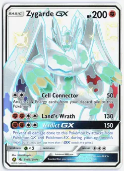 Zygarde GX SV65/SV94 Shiny Holo Rare - Pokemon TCG Hidden Fates Shiny Vault - NM - Image 1