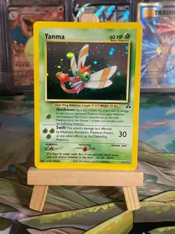 Yanma Holo Rare Pokemon Card Neo Discovery 17/75 LP Condition - Image 1