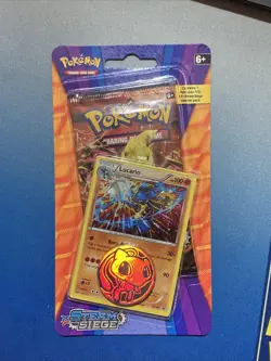 POKEMON XY STEAM SIEGE BLISTER BOOSTER PACK NEW LUCARIO FLOETTE BLACK STAR PROMO - Image 2