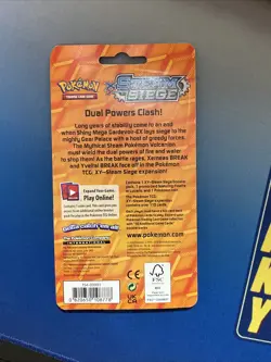 POKEMON XY STEAM SIEGE BLISTER BOOSTER PACK NEW LUCARIO FLOETTE BLACK STAR PROMO - Image 5