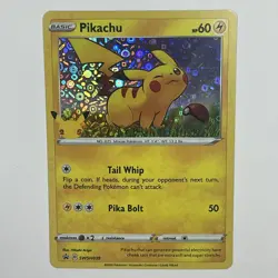 Pokemon TCG Pikachu Pokemon Promos SWSH039 Holo Promo - Image 1