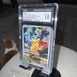 Pikachu Chinese Promo CGC 10 Pokemon Scarlet & Violet Pre Order 2022 001/SV-P - Image 2