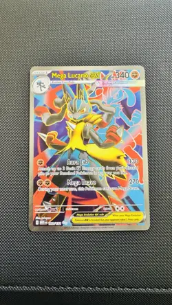 Pokemon TCG Mega Lucario EX 160/132 Ultra Rare Holo NM Mega Evolutions Full Art - Image 1
