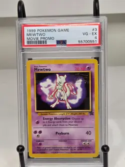 Mewtwo POKEMON GAME MOVIE PROMO 1999 #3 PSA 4 - Image 1