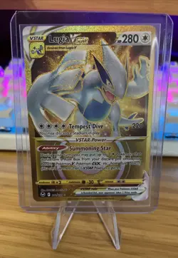 Pokemon TCG Lugia VSTAR Sword & Shield - Silver Tempest 211/195 Holo Secret Rare - Image 1