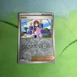 Pokemon TCG SV-Prismatic Evolutions Lacey #114/131 Uncommon Reverse Holo - Image 1