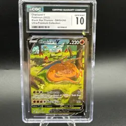 Pokemon Charizard V CGC 10 GEM MINT SWSH260 Ultra Premium Black Star Promo 💥 - Image 1