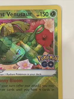 Radiant Venusaur 004/078 Pokemon Go Holo - Image 3