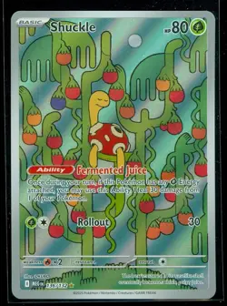 Pokemon SHUCKLE 136/132 - Mega Evolution - ILLUSTRATION RARE - MINT - Image 1
