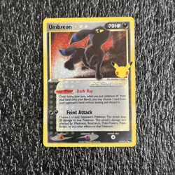 2021 Pokemon Celebrations Classic Collection #17 Umbreon - Gold Star - Image 1