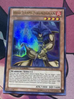 Yugioh Blue Flame Swordsman LC04-EN001 Ultra Rare Limited Edition Mp - Image 1
