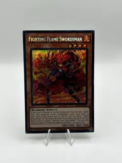 Fighting Flame Swordsman - MP24-EN132 - Prismatic Secret Rare - 1st Edition - Image 1
