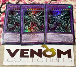3x (M/NM) *EURO* Egyptian God Slime RA01-EN029 Ultra Rare 1st Edition YuGiOh - Image 1