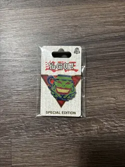 Yugioh! Pot of Greed Special Edition Pin Club New in Plastic - Image 1