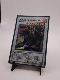 Yugioh: 1x Black Brutdrago - SOVR-EN043 - Super Rare - Unlimited Edition VLP-MP - Image 1