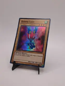 Yugioh Harpie Lady LCJW-EN082 Super Rare 1st Ed LP - Image 1