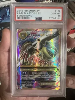 PSA 10 2016 Pokemon XY Mega Blastoise EX #102 Gem Mint Card - Image 1