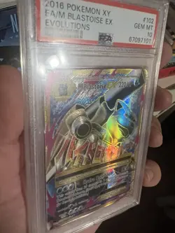 PSA 10 2016 Pokemon XY Mega Blastoise EX #102 Gem Mint Card - Image 4