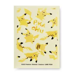 Pokemon TCG: Pikachu Allover Card Sleeves (65 Sleeves) - Image 1