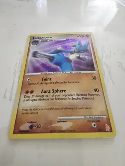 Pokemon Lucario LV.30 Holo Rare Card Space-Time Creation DPBP#506 - Image 2