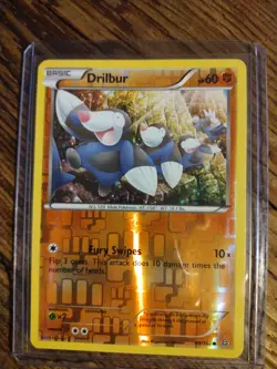DRILBUR - 89/160 - XY Primal Clash - Reverse Holo - Pokemon Card - NM - Image 1