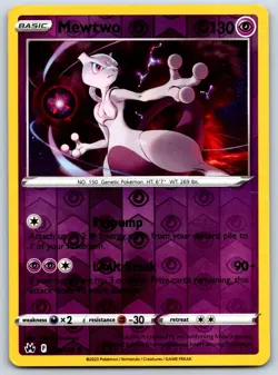 Mewtwo - Reverse Holo - Crown Zenith 059/159 Pokemon Card LP - Image 1