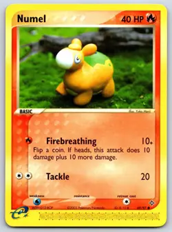 Numel - Dragon 69/97 Yuka Morii e-Reader Pokemon Card NM - Image 1