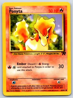 Ponyta - Team Rocket 64/82 Pokemon Card LP - Image 1