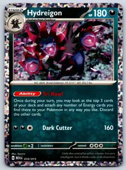 Hydreigon - McDonald's Promos 2024 010/015 HOlo Pokemon Card NM - Image 1
