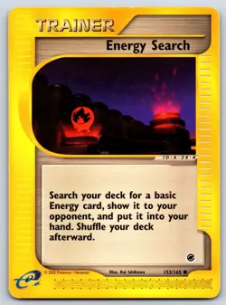Energy Search - Expedition 153/165 Pokemon Card LP - Image 1