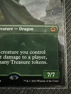 Old Gnawbone (Borderless) Adventures In The Forgotten Realms Regular #0296 MTG - Image 3