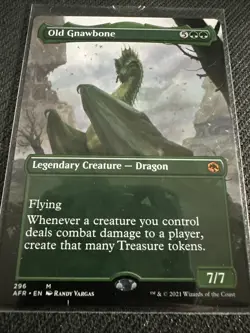 Old Gnawbone (Borderless) Adventures In The Forgotten Realms Regular #0296 MTG - Image 4