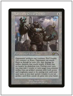 1x Karn, the Great Creator, Secret Lair, Magic, MTG NM - Image 1