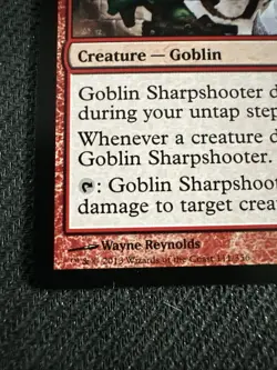Goblin Sharpshooter - NM - Commander 2013 Regular MTG Magic The Gathering - Image 2