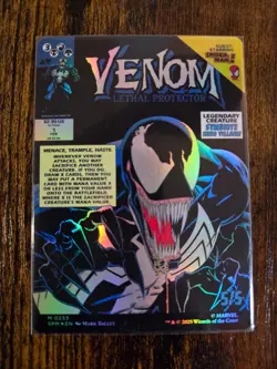MTG Eddie Brock Venom, Lethal Protector (0233) -Foil -Borderless -NM - Fresh! - Image 2