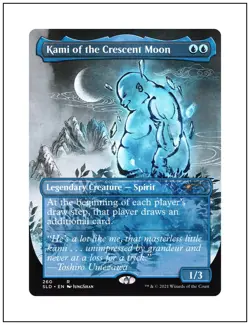 1x Kami of the Crescent Moon, Secret Lair, Magic, MTG NM - Image 1