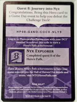 The Destined - The Hero's Path Promo - Magic the Gathering MTG Nice! - Image 2