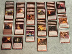 MTG Red Sorcery Set x59 Magic the Gathering - Image 1